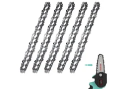 5-pack 14 tums motorsågskedja - 52 drivlänkar, 26 skärtänder