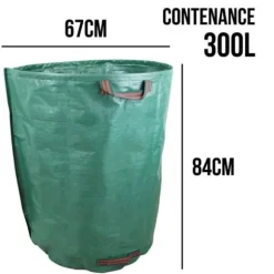 Pack av 3 skräpkonfetti 300L i PP 150g/m² fristående - Linxor