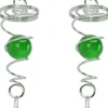2-pack blickboll spiralsvans, vindvridningsstabilisator med hängande roterande krok dekorativ vindvridningssvans kristallkula glaskula roterande häng | CDON