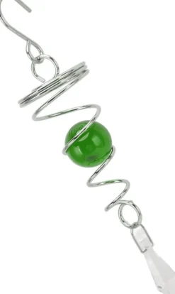 2-pack blickboll spiralsvans, vindvridningsstabilisator med hängande roterande krok dekorativ vindvridningssvans kristallkula glaskula roterande häng | CDON