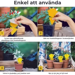 12-Pack Insektsfällor för Rabatt / Växter / Plantor