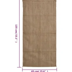30-pack jutesäckar - Ekologiska och multifunktionella | Storlek: 65x135 cm | 100% Jute | 340 gsm