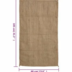 30-pack jutesäckar - Multifunktionella och hållbara | Storlek: 60x105 cm | Material: 100% jute