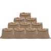 10-pack Jutesäckar 100% naturlig jute 220 gsm | Storlek: 100x110 cm | Ekologiska & hållbara