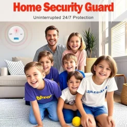 1-pack kolmonoxidlarm med LCD-display, UL2034-standard, lämplig för hemmabruk