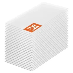 24-pack polykarbonat växthuspaneler 2' x 4' x 0,16'', hållbar takplåt, energieffektivitet, enkel installation för växthus och trädgårdsprojekt