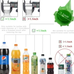 24-pack självvattnande spikar för växt, utomhusautomatisk växtvattnare, insatsenheter med justerbar ventilbrytare