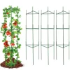 6-pack tomatburar, 48" stödbur för tomatplantor, hållbar trädgårdslösning, lätt att installera