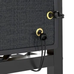 2-pack överdrag för vedställ 174 cm, vattentätt 600D oxford, UV-skydd, passar 176B x 163/175H cm, svart