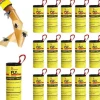 Paket med 16 flugfångarrullar, självhäftande remsor, flugfällor, limrullar, flugfällor, för inomhusbruk[J578]