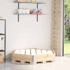 Pallkrage sexhörning 160x160 cm massiv furu