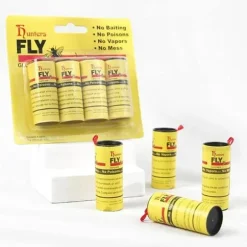 Pappersflugfångare, 20 rullar flugpappersrullar, klibbigt papper, flugpappersremsor, myggfångartejp