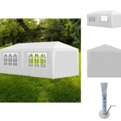 Partytält & paviljoner - Living Partytält 3x6 m vit