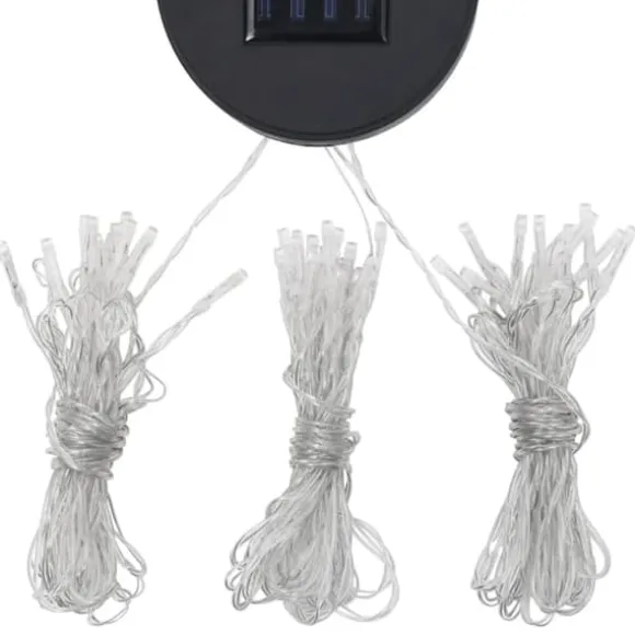 Partytält & paviljoner - Living Paviljong myggnät och ljusslinga LED 4x3x2,73 m taupe 180 g/m²