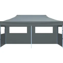 Partytält & paviljoner - Living Pop-Up hopfällbart partytält med sidoväggar 3x6 m antracit