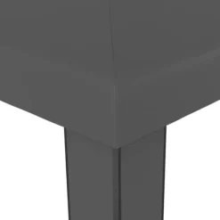 Partytält & paviljoner - Living Paviljong med dubbeltak och ljusslinga LED 3x3 m antracit