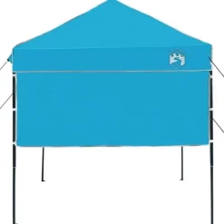 Partytält - Vindskyddat utomhustält för fester | Färg: Blå | Storlek: 200x200 cm