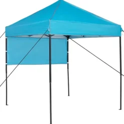 Partytält - Vindskyddat utomhustält för fester | Färg: Blå | Storlek: 200x200 cm