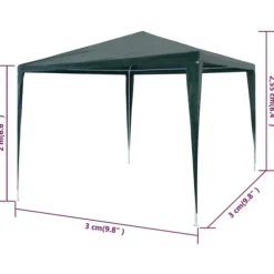 Partytält PE 3x3 m grönt - Partytält - Festtält - Home & Living