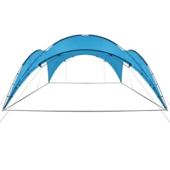 Partytält valv 450x450x265 cm - Perfekt för fester och grillkvällar | Färg: Ljusblå | Storlek: 450x450x265 cm