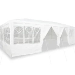 Partytält Vit 800 x 400 x 266 cm polyeten