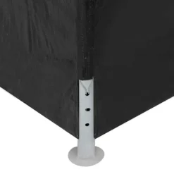 Partytält 3x9 m - UV- och vattenbeständigt med fönster | Färg: Antracit | Storlek: 3x9 m