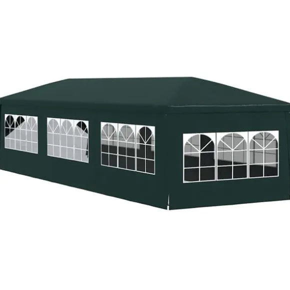 Partytält 3x9 m - UV-beständigt och vattentåligt | Färg: Grön | Storlek: 3x9 m