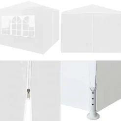 Partytält 3x3 m vit - Partytält - Festtält - Home & Living