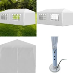 Partytält 3x6 m vit - Partytält - Festtält - Home & Living