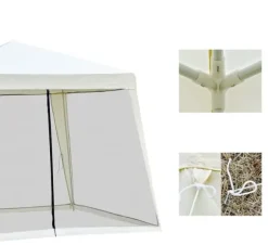 Pavilion 3X3 G1015 VIT MED MYGGNÄT