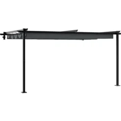 Paviljong Antracit 400 x 300 x 200 cm Polyester