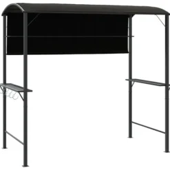 Paviljong med tak för utomhusevenemang - Robust och vattentålig | Färg: Antracit | Storlek: 220x110x200 cm