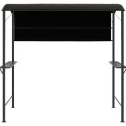 Paviljong med tak för utomhusevenemang - Robust och vattentålig | Färg: Antracit | Storlek: 220x110x200 cm