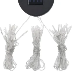 Paviljong myggnät och ljusslinga LED 3x3x2,73 m taupe 180 g/m² - Paviljong - Paviljonger - Home & Living