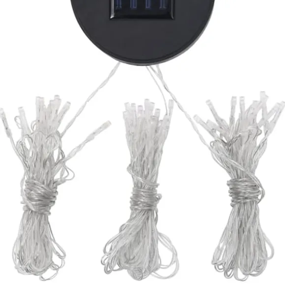 Paviljong myggnät och ljusslinga LED 3x3x2,73 m taupe 180 g/m² - Paviljong - Paviljonger - Home & Living