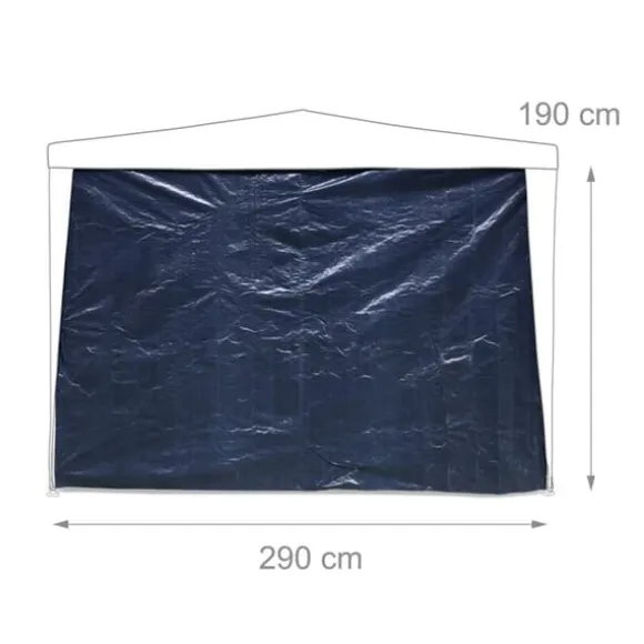 Paviljong sidovägg set, 2-pack