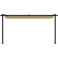 Paviljong Taupe 400 x 300 x 200 cm Polyester