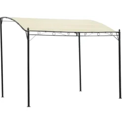 Paviljong tyg gräddvit