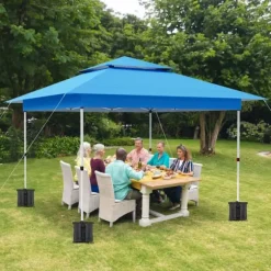 Paviljong, Vattentät, Lätt att sätta upp,Blå