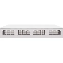 Paviljong 3x12 m vit - Partytält med sidopaneler | Färg: Vit | Storlek: 3x12 m