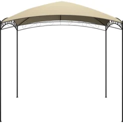 Paviljong 3x3x2,65 m gräddvit 180 g/m²
