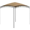 Paviljong 3x3x2,65 m taupe 180 g/m²