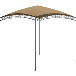 Paviljong 3x3x2,65 m taupe 180 g/m²