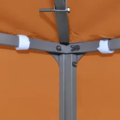 Paviljongtak 310 g/m² - Väderbeständigt och hållbart | Färg: Orange | Storlek: 3 x 3 m