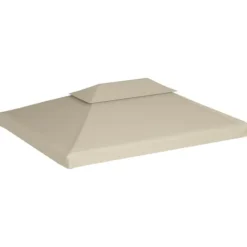 Paviljongtak 310 g/m² vattentätt | Beige | Storlek: 3 x 4 m