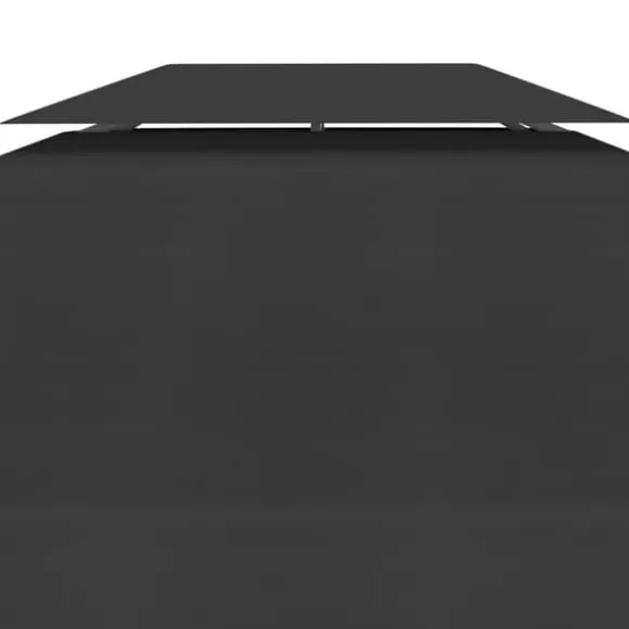 Paviljongtak med ventilering 310 g/m² 4x3 m svart - Paviljong - Paviljonger - Home & Living