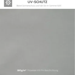 Paviljongtak 3x4 m, ersättningstak i polyester, ljusgrå, vädertåligt