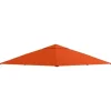 Paviljongtak 2,98x2,95 m, solskydd i polyester, orange