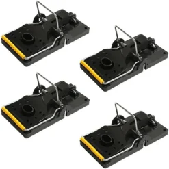 4Pcs Professional Mouse Traps Mousetrap Strong Easy Catcher Control Reusable