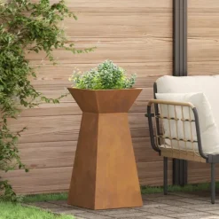 Pelarkrukor Silver 35 x 35 x 73 cm Väderbeständig stål